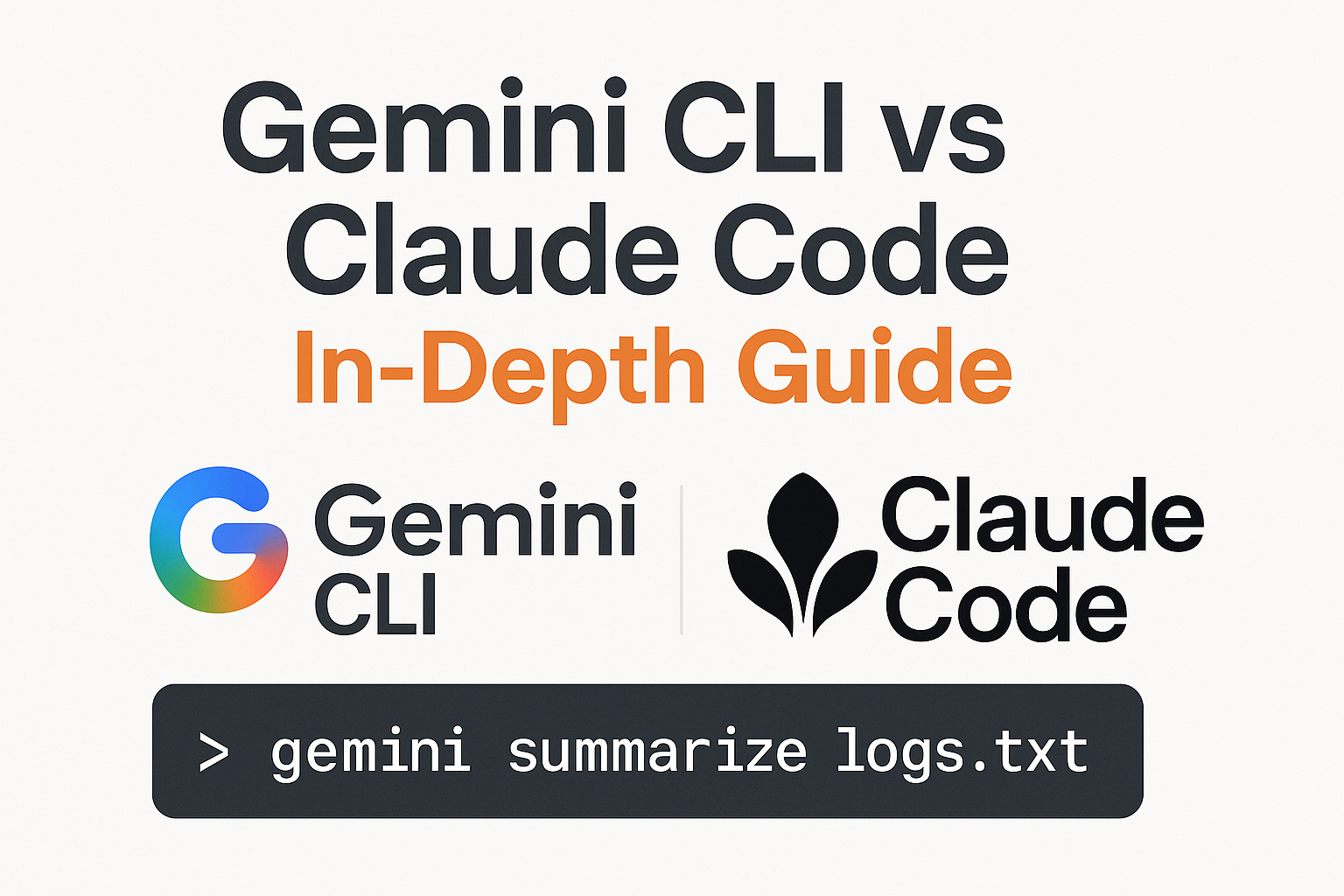 Gemini CLIとClaude Code比較サムネイル