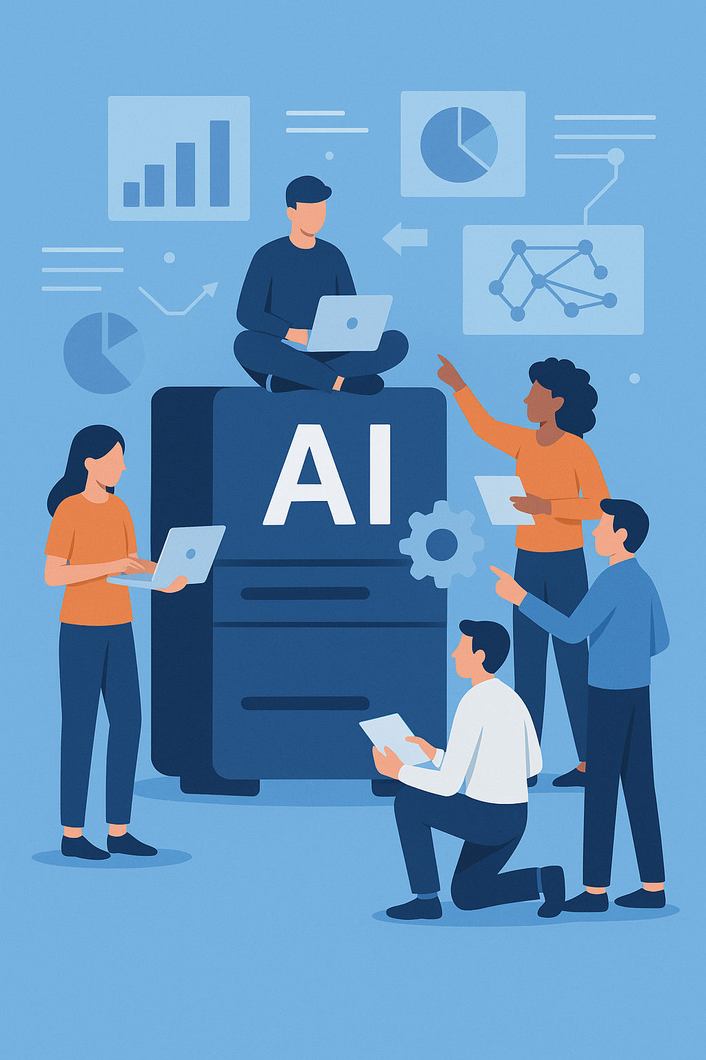 AIインフラの自社展開イメージ